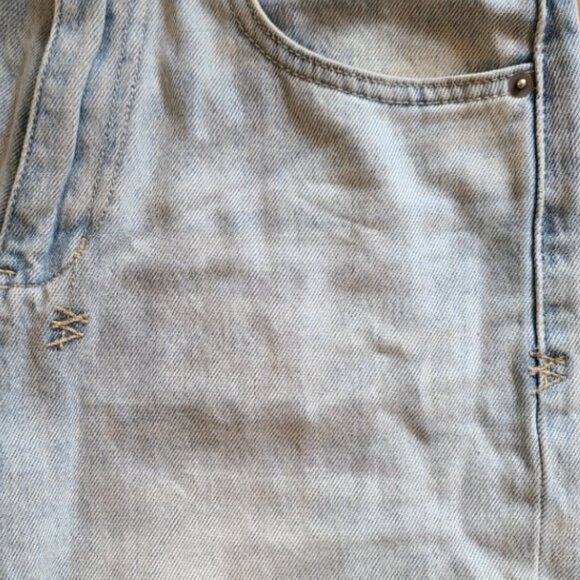 KSUBI CHLO WASTED ETERNAL JEANS ULTRA HIGH RISE RELAXED TAPER RIGID DENIM sz 27 - Picture 6 of 12